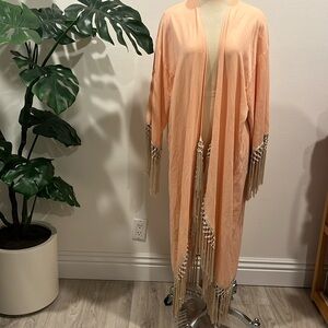 Peach robe